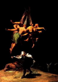 F. Goya "Vuelo brujo"