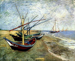  Ван Гог "Лодки в Сен-Мари" 